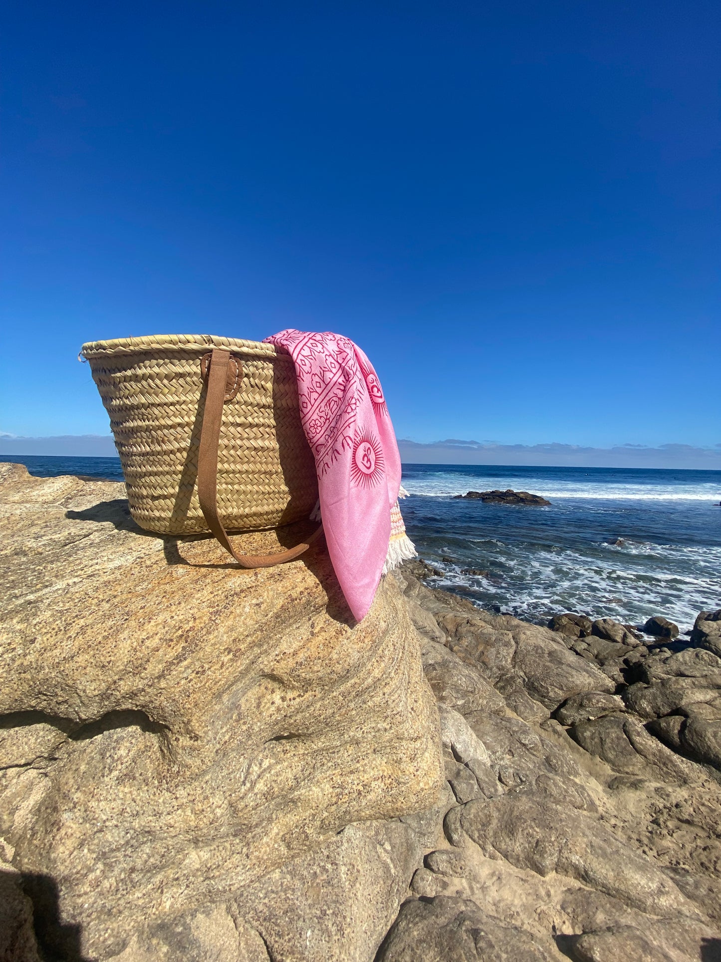 Hand Woven Beach Basket