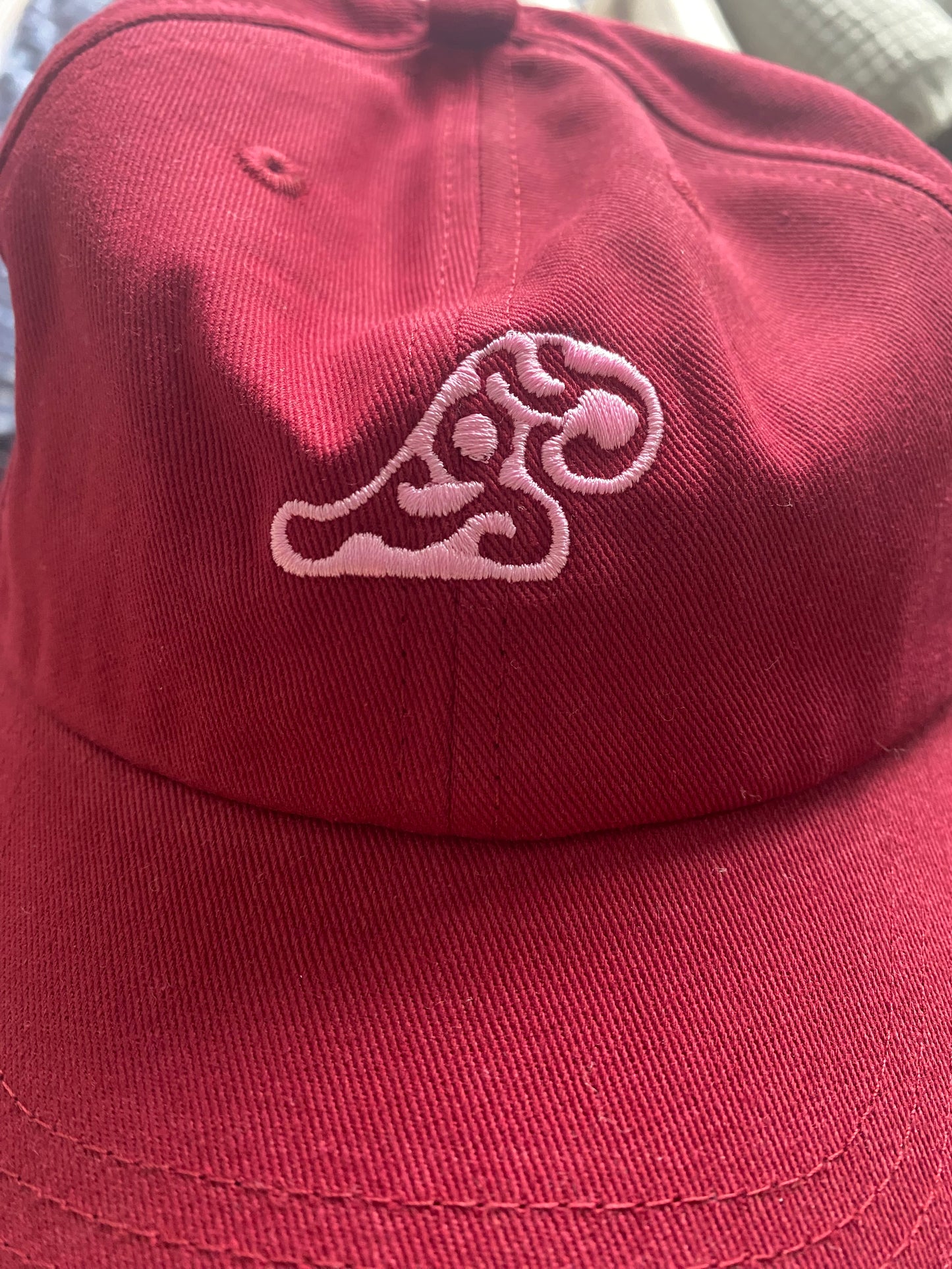 Joy dad hat - wine