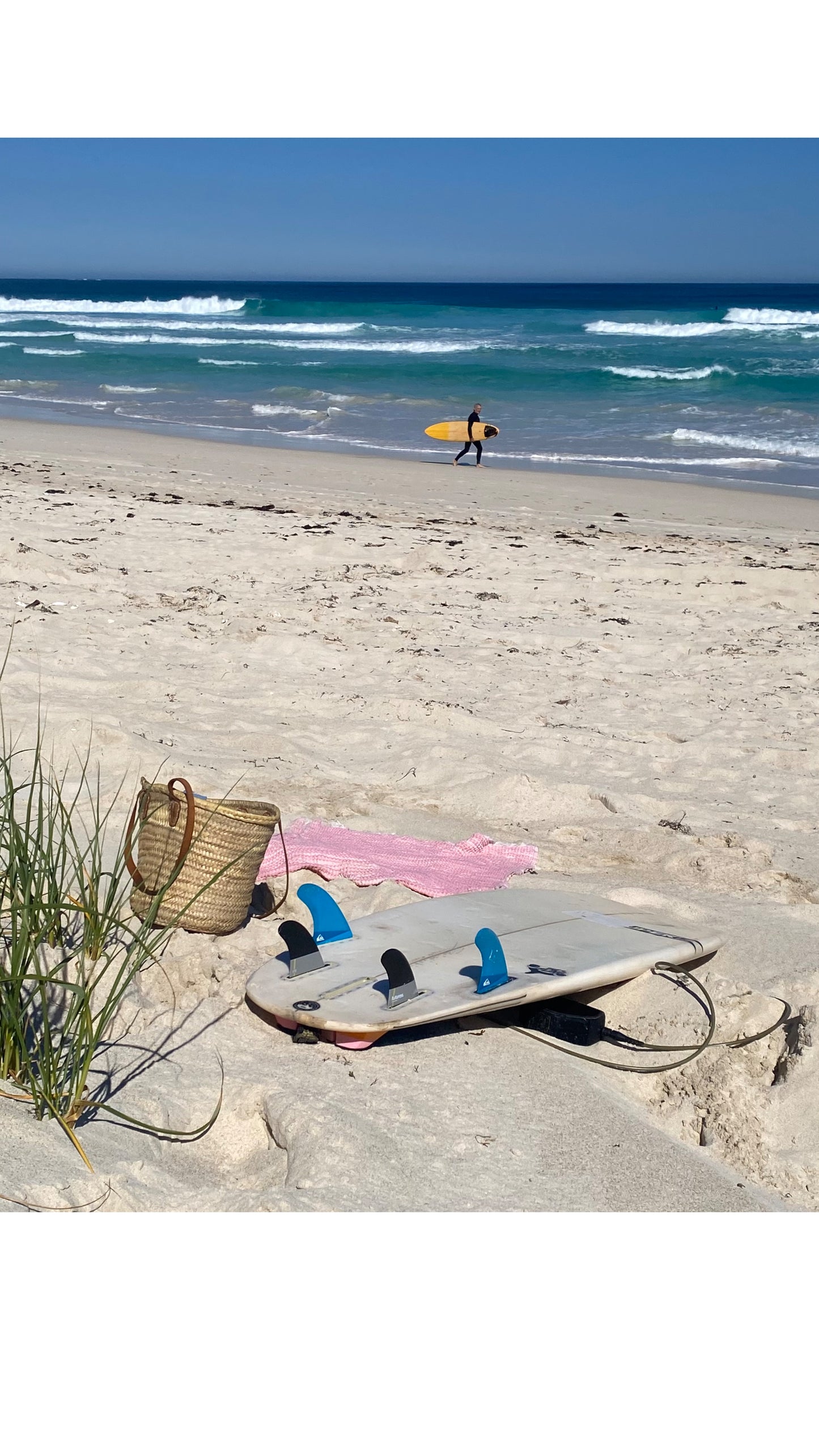 Hand Woven Beach Basket