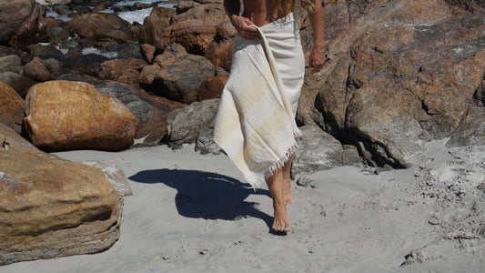 The drifter travel towel - Butternut
