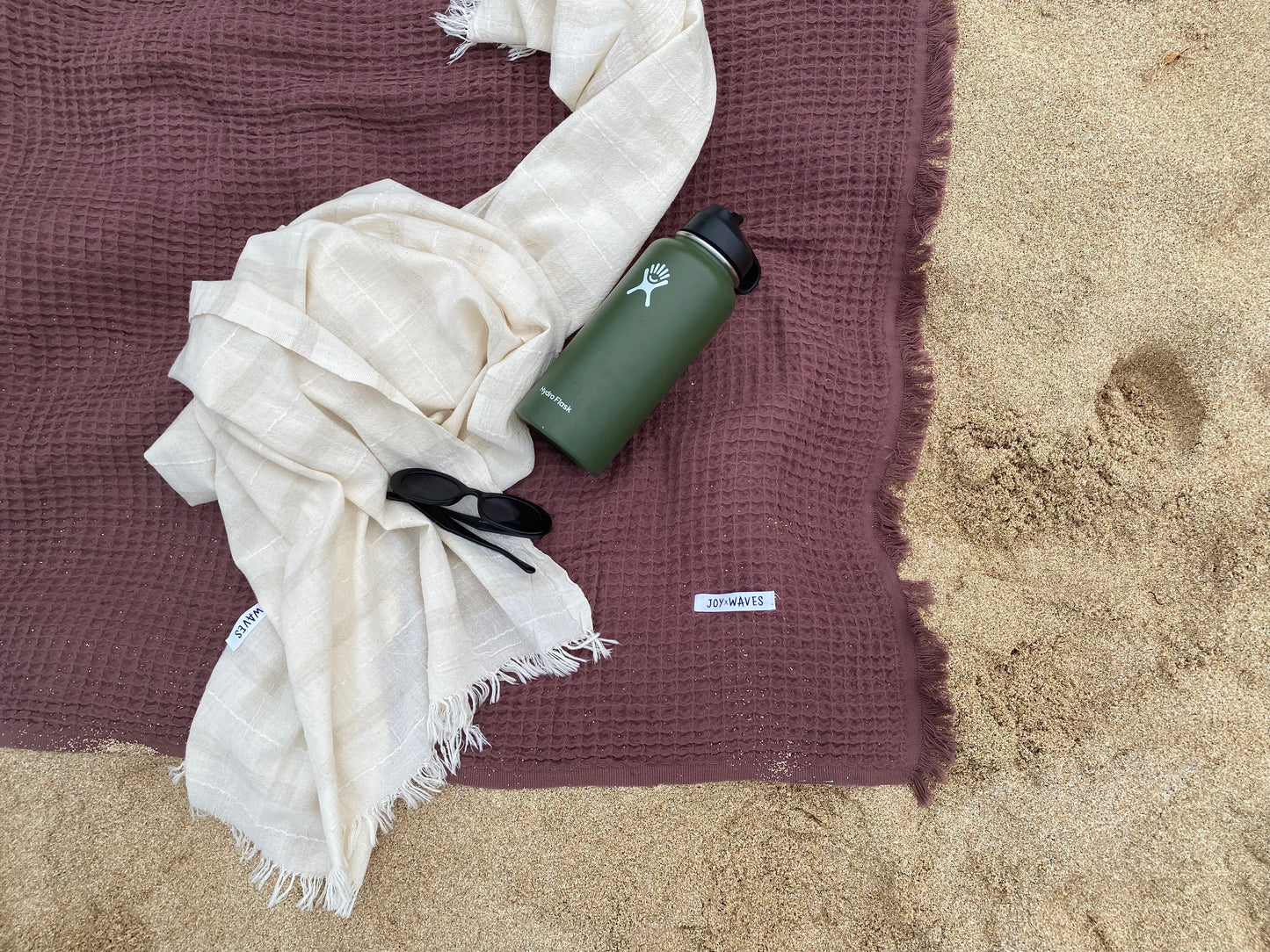 Lucky beach towels - Chocolate