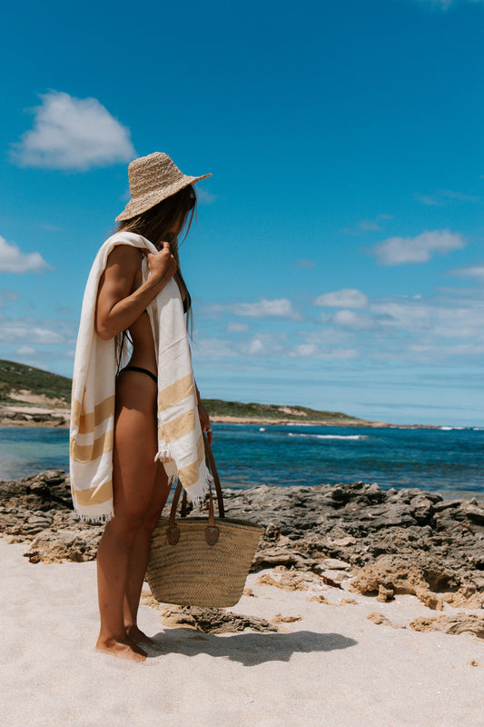 Freeda linen towel - sol