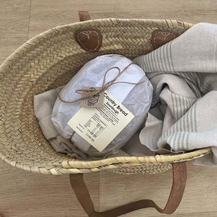 Hand Woven Beach Basket