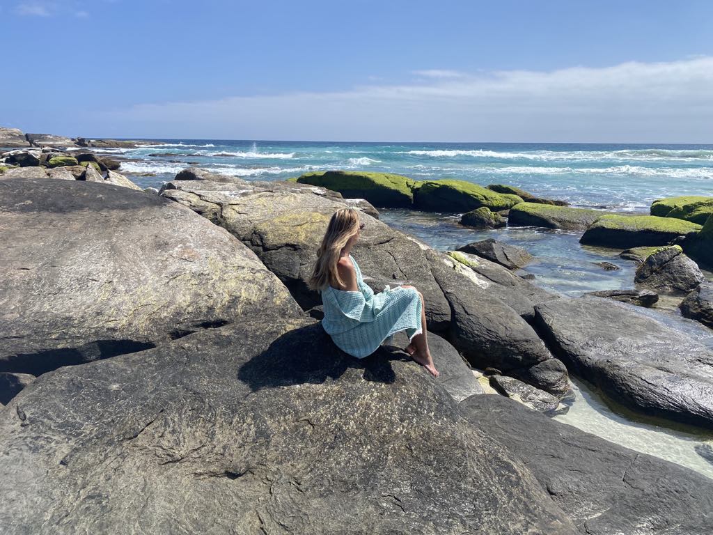 Joy waffle towels - Leaf