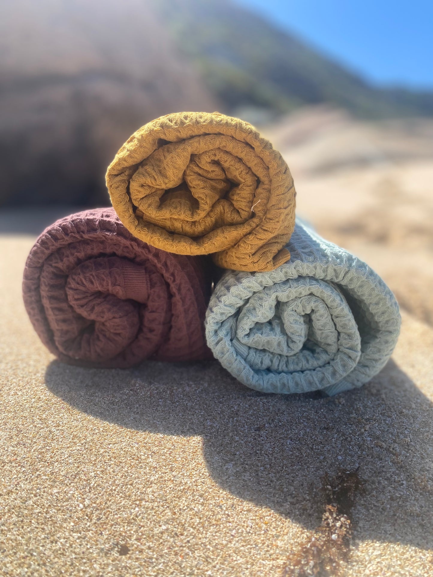 Lucky beach towels - Chocolate