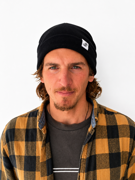 Black beanie