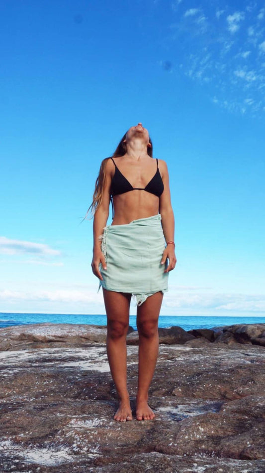 Solstice pareos - Mint Green